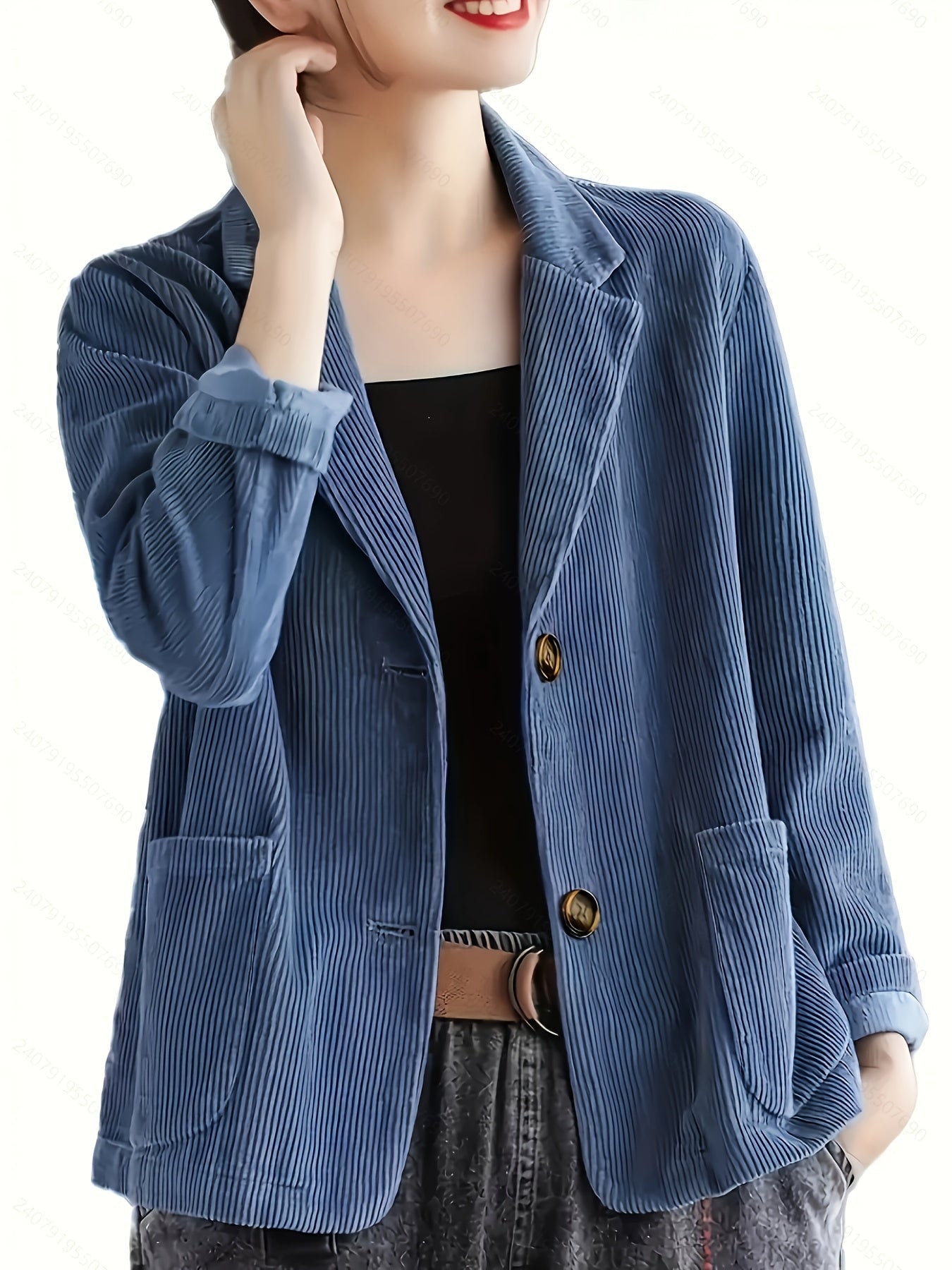 Clarabelle™ | Elegant Corduroy Blazer