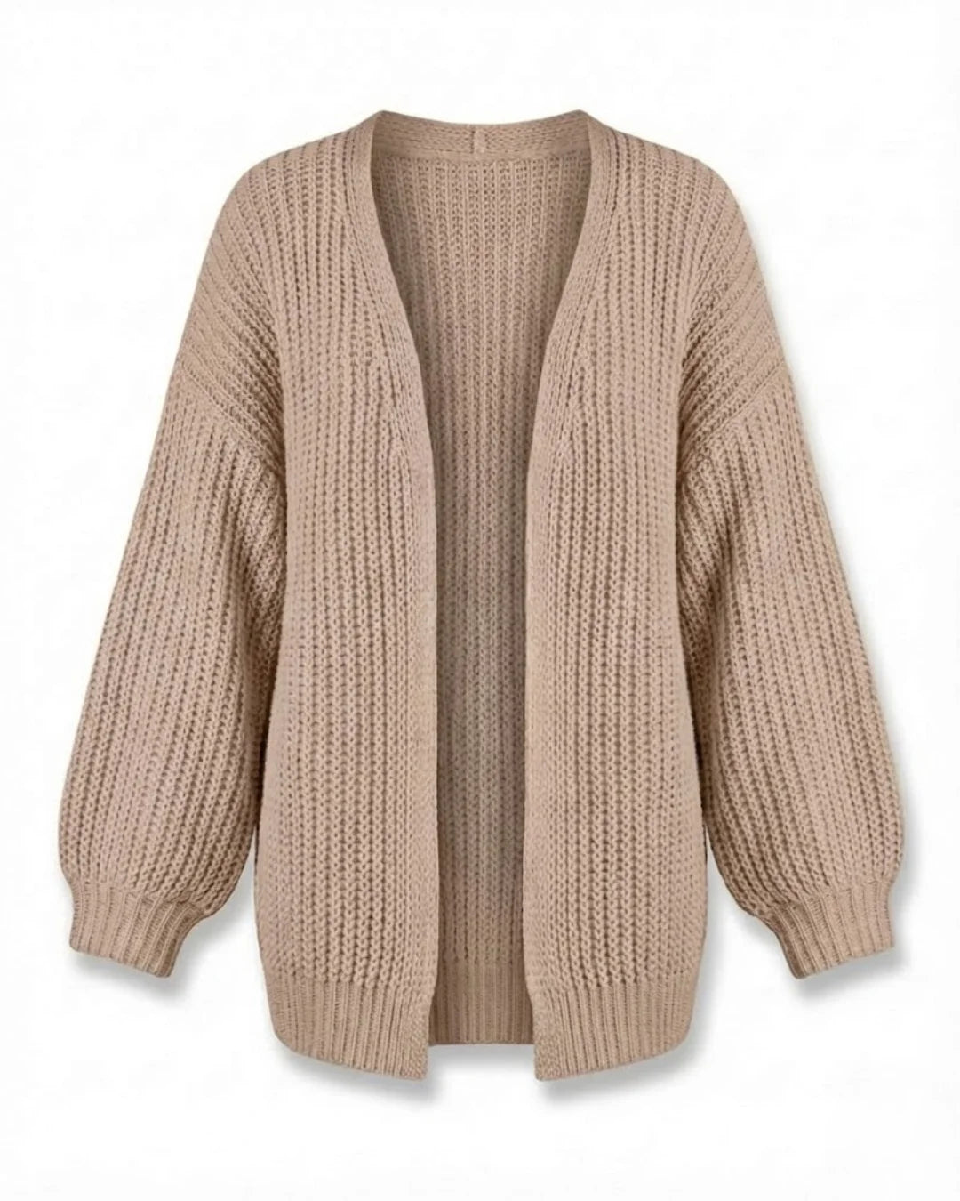 Katya™ | Chunky Knit Oversized Open Cardigan