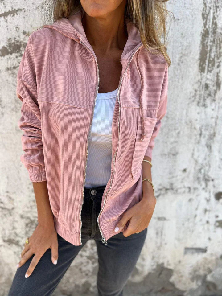 Eliza™ | Casual Cotton Jacket with Hood