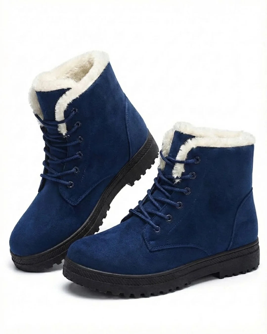 Marietta™ | Lace-Up Fleece-Lined Winter Ankle Boots