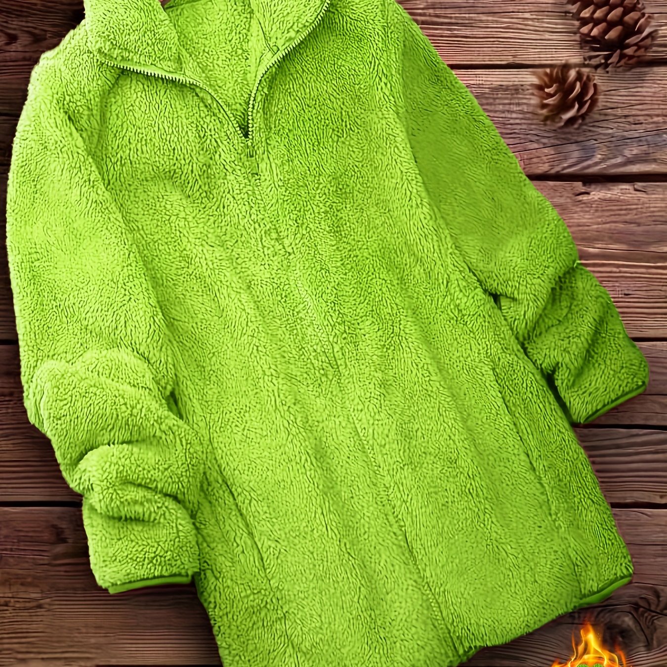 Yara™ | Elegant Zip-Up Fleece Coat