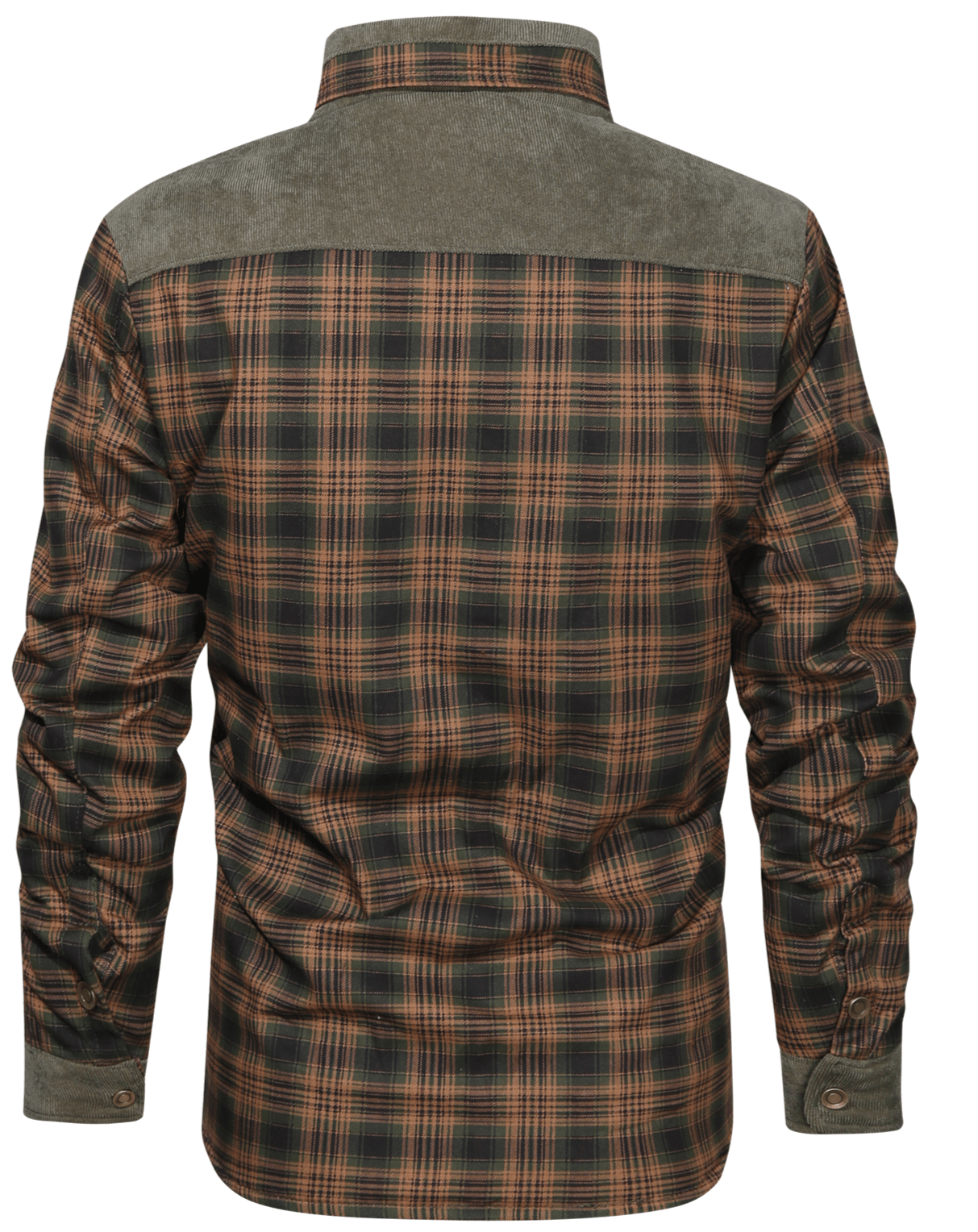 Edward™ | Plaid snap-front lined shirt jacket
