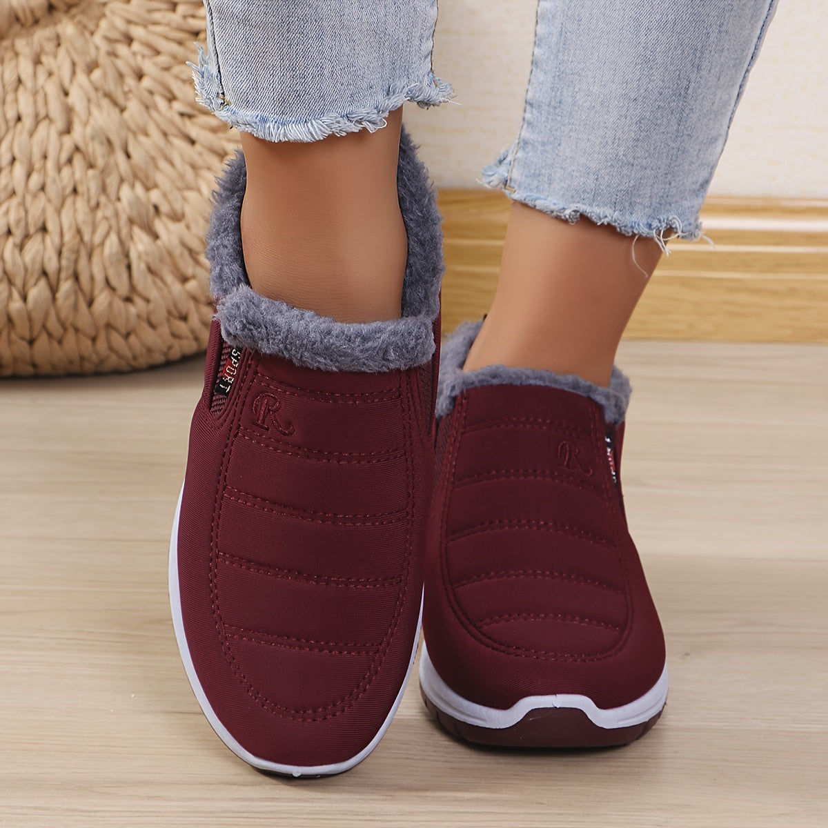 Marilou™ | Slip-On Fleece-Lined Winter Ankle Boots