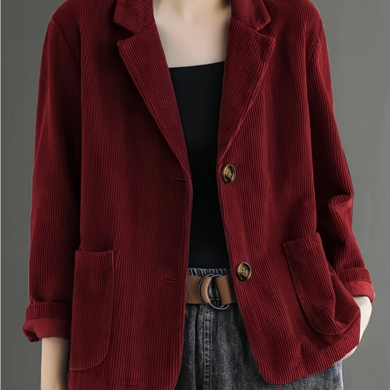 Clarabelle™ | Elegant Corduroy Blazer