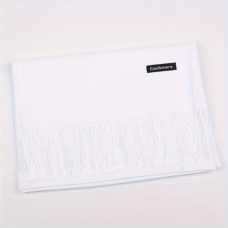 Classic Warm Cashmere Winter Scarf