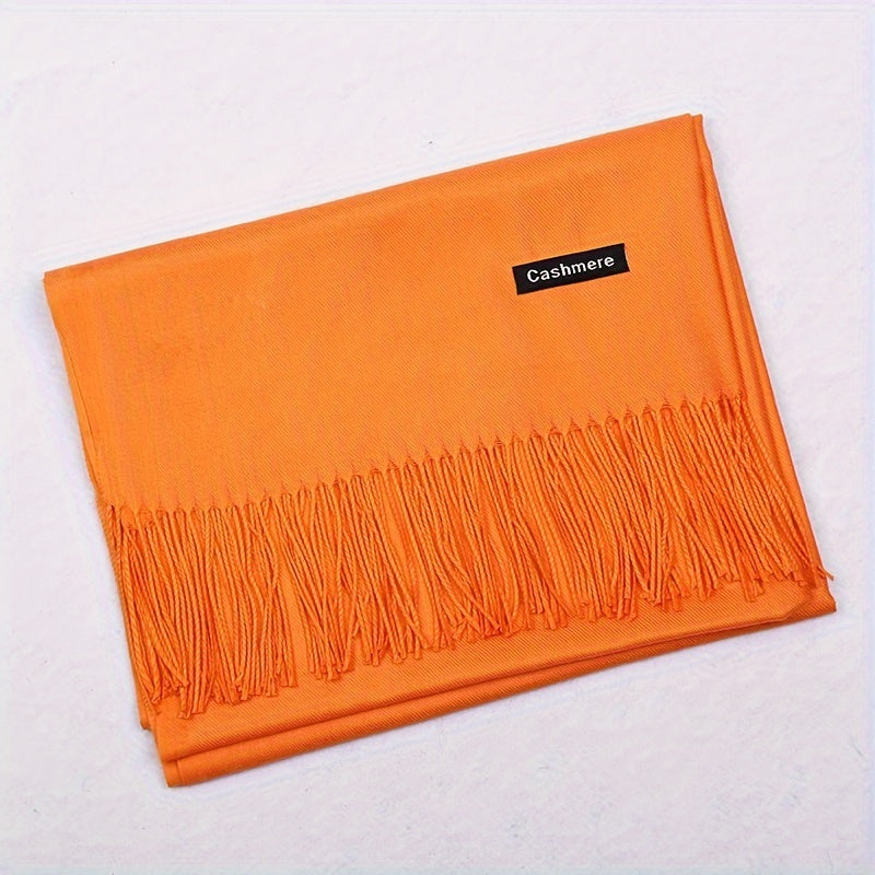 Classic Warm Cashmere Winter Scarf