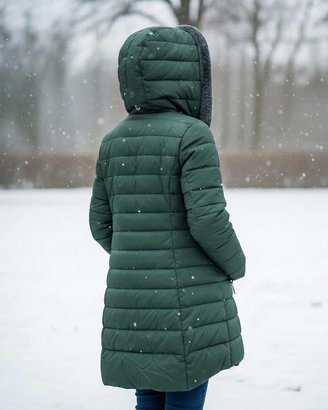 Grazia™ | Hooded fleece-lined puffer coat