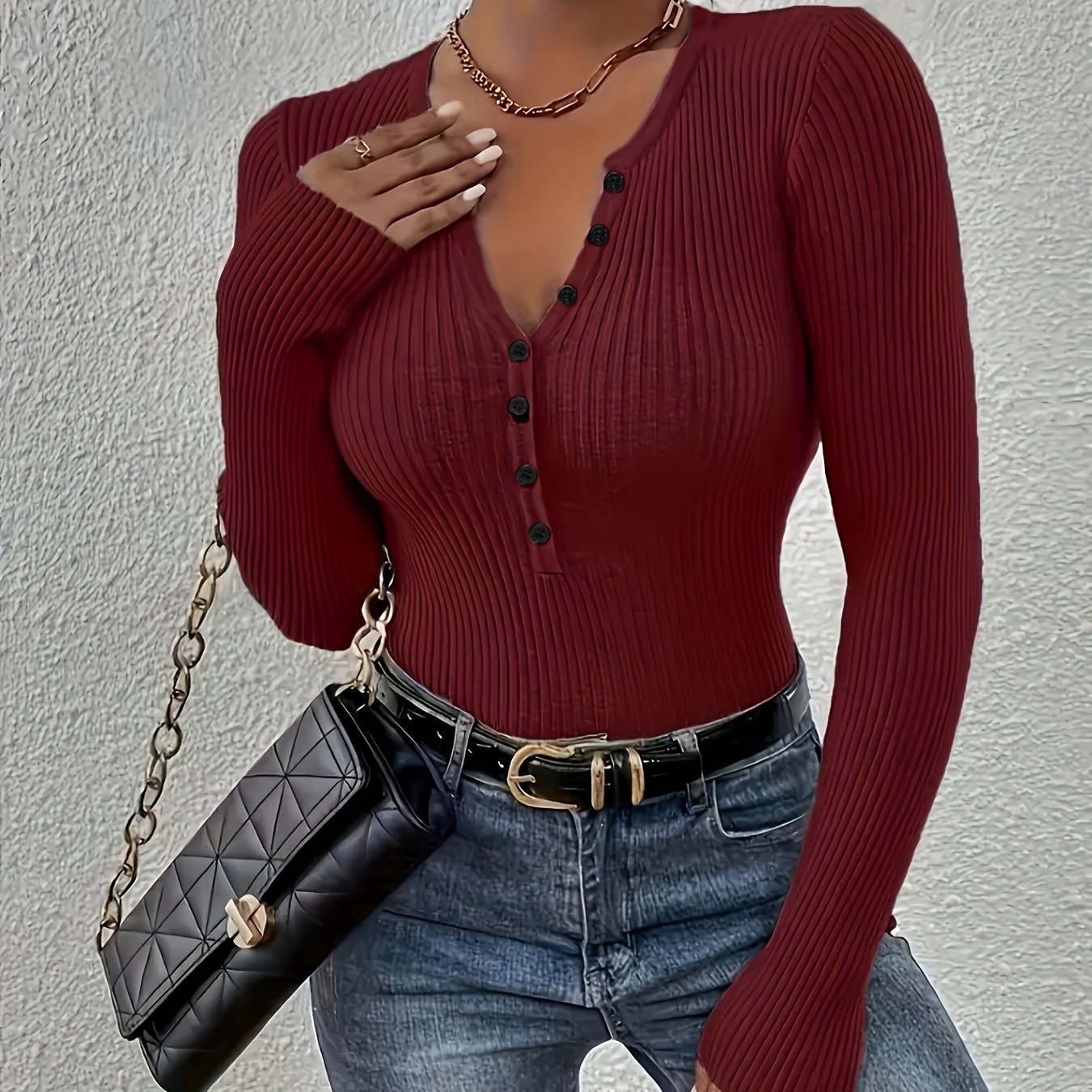 Donatella™ | Elegant Long Sleeve Cardigan