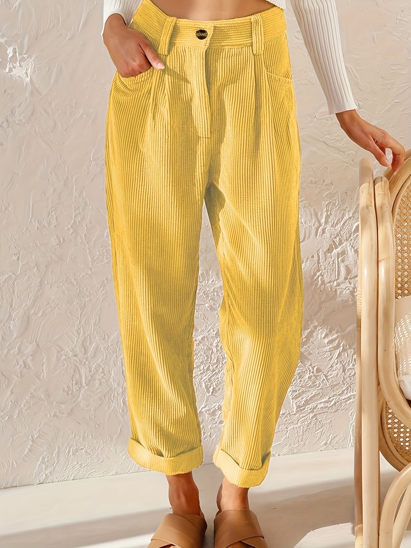 Casual Women's High-Waisted Pants