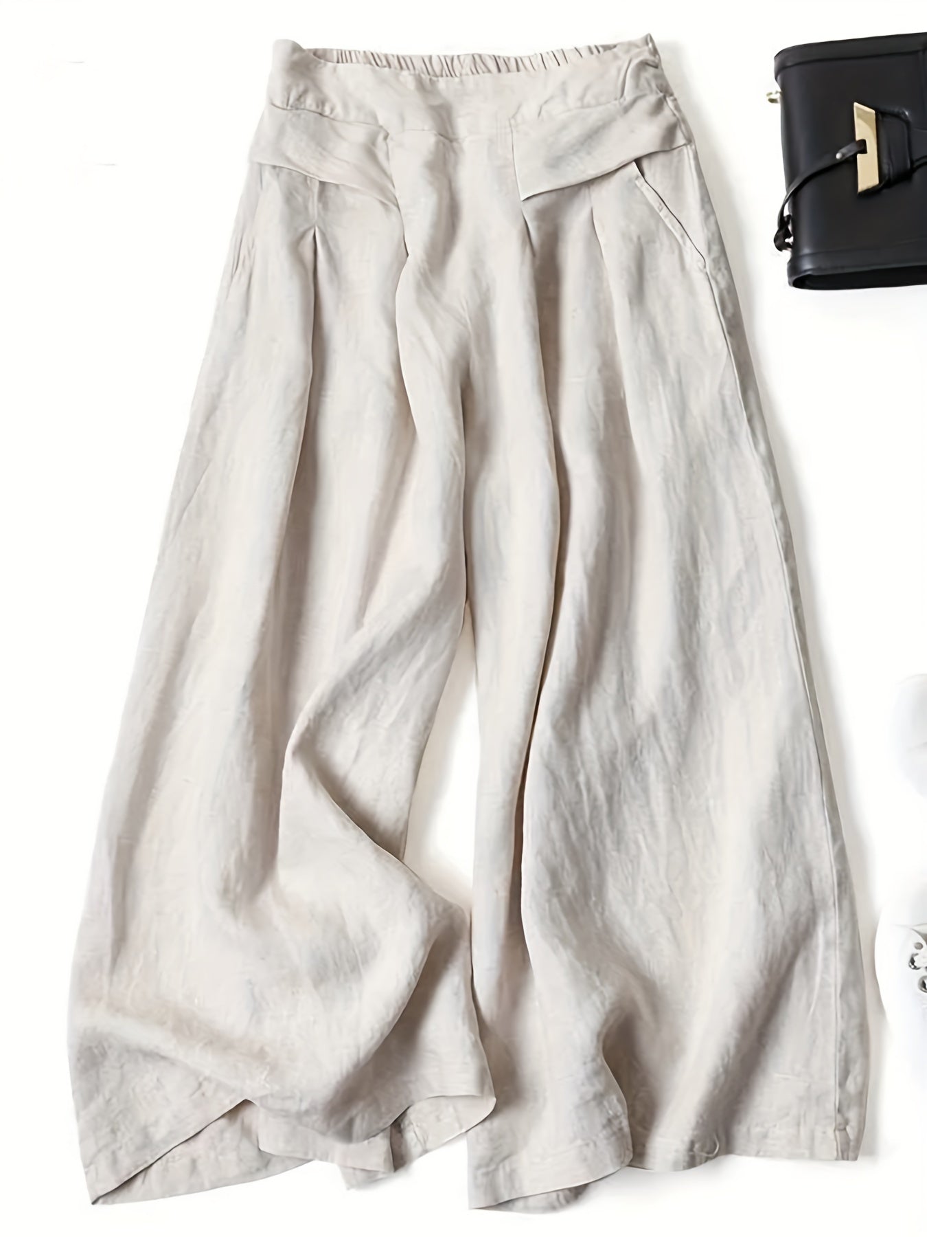 Jani™ | Retro Flared Linen Pants