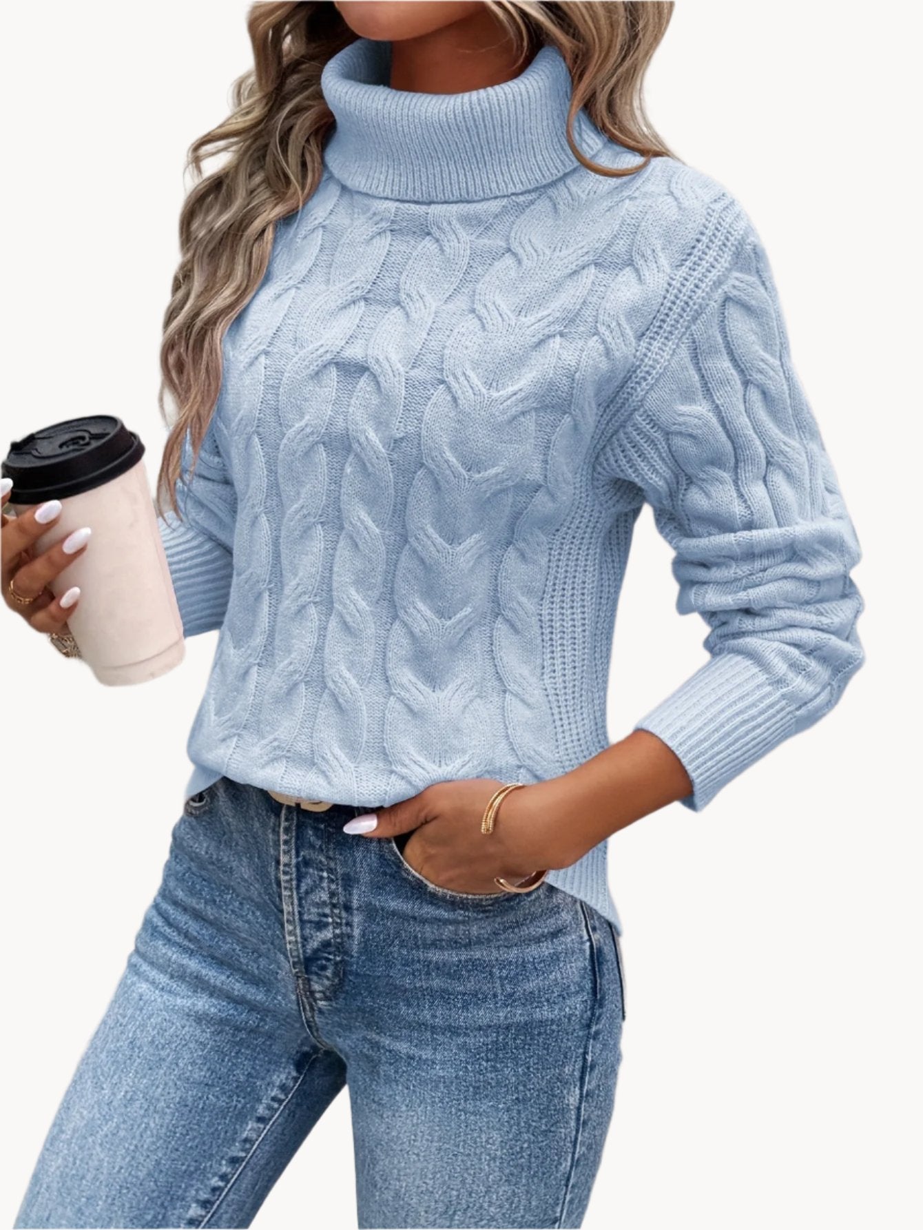 Anna™ | Elegant Round Neck Knit Sweater