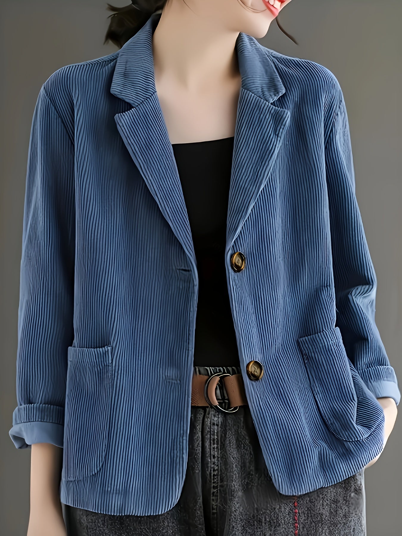 Clarabelle™ | Elegant Corduroy Blazer