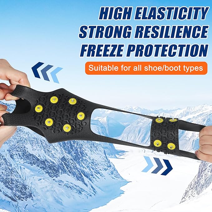 Ice Cleats Anti-Slip for Shoes & Boots
