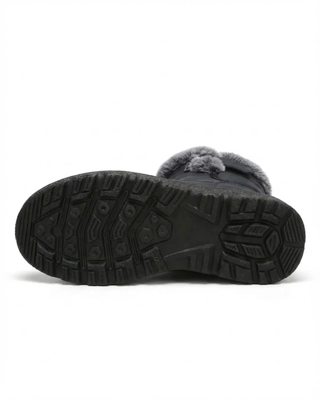 Laura™ | Faux-fur trim buckle winter boots