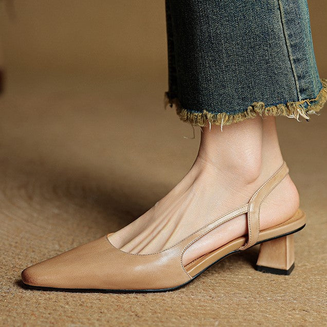 Arlise Leather Heels