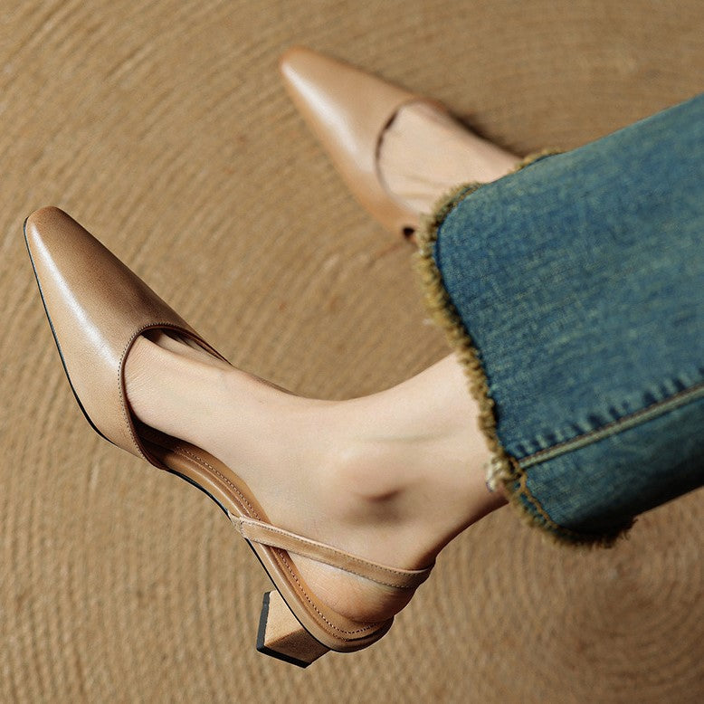Arlise Leather Heels