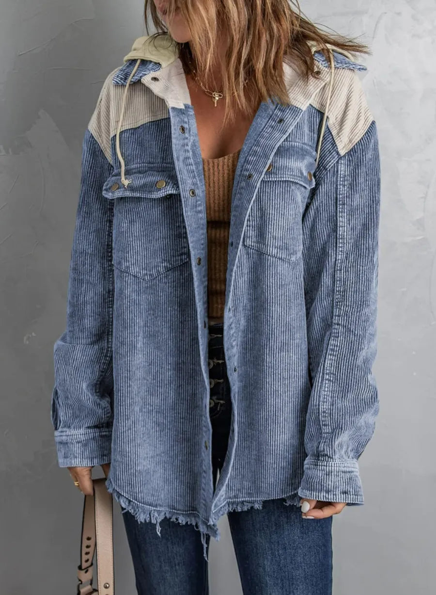 Pomi™ | Tri-Color Corduroy Jacket