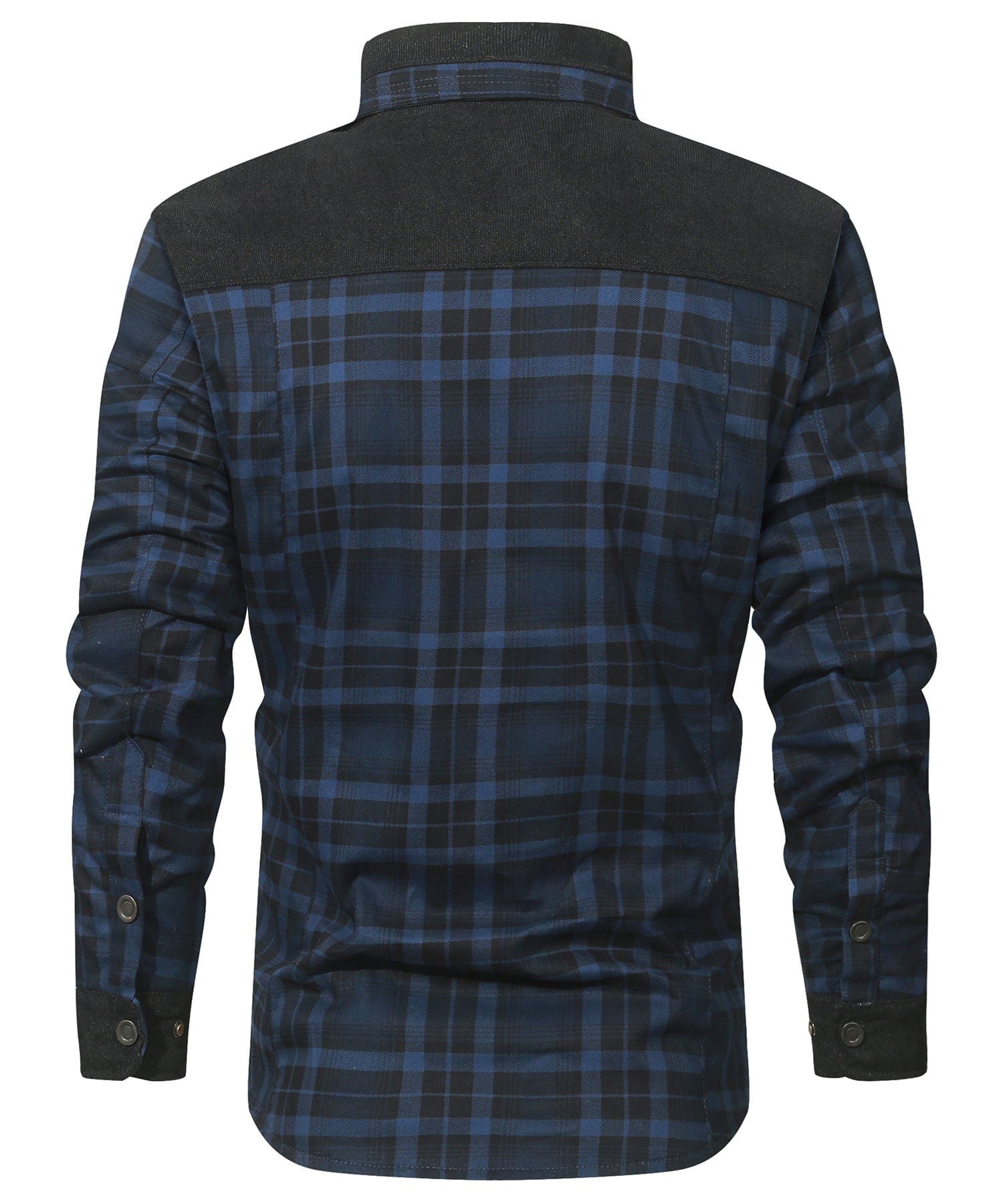 Edward™ | Plaid snap-front lined shirt jacket