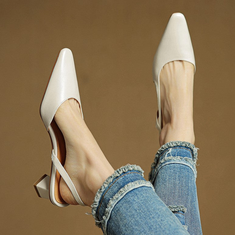 Arlise Leather Heels