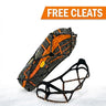 Stretch-fit traction ice cleats boot grips