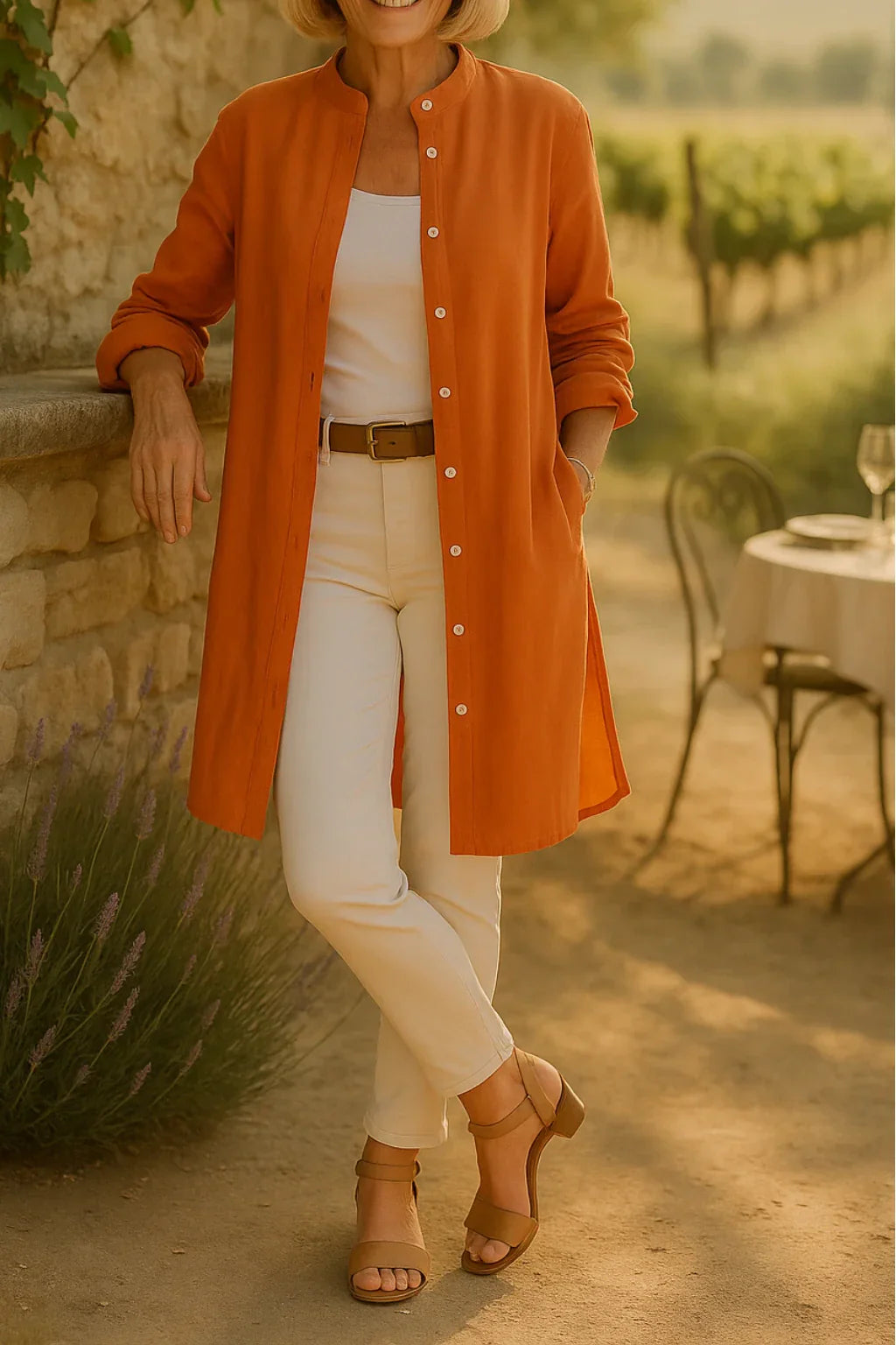 Camilya™ | Flared Cotton Shirt