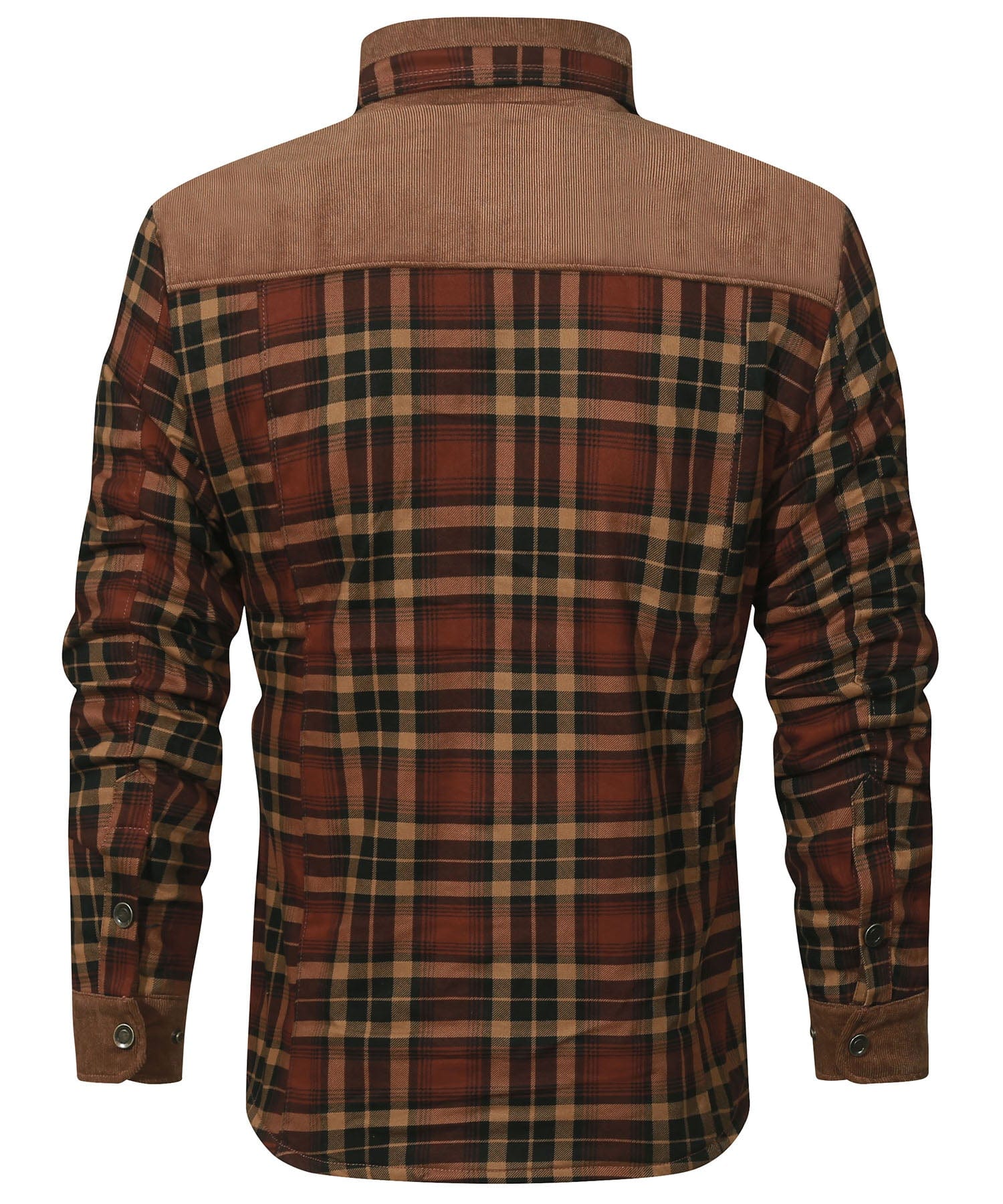 Edward™ | Plaid snap-front lined shirt jacket