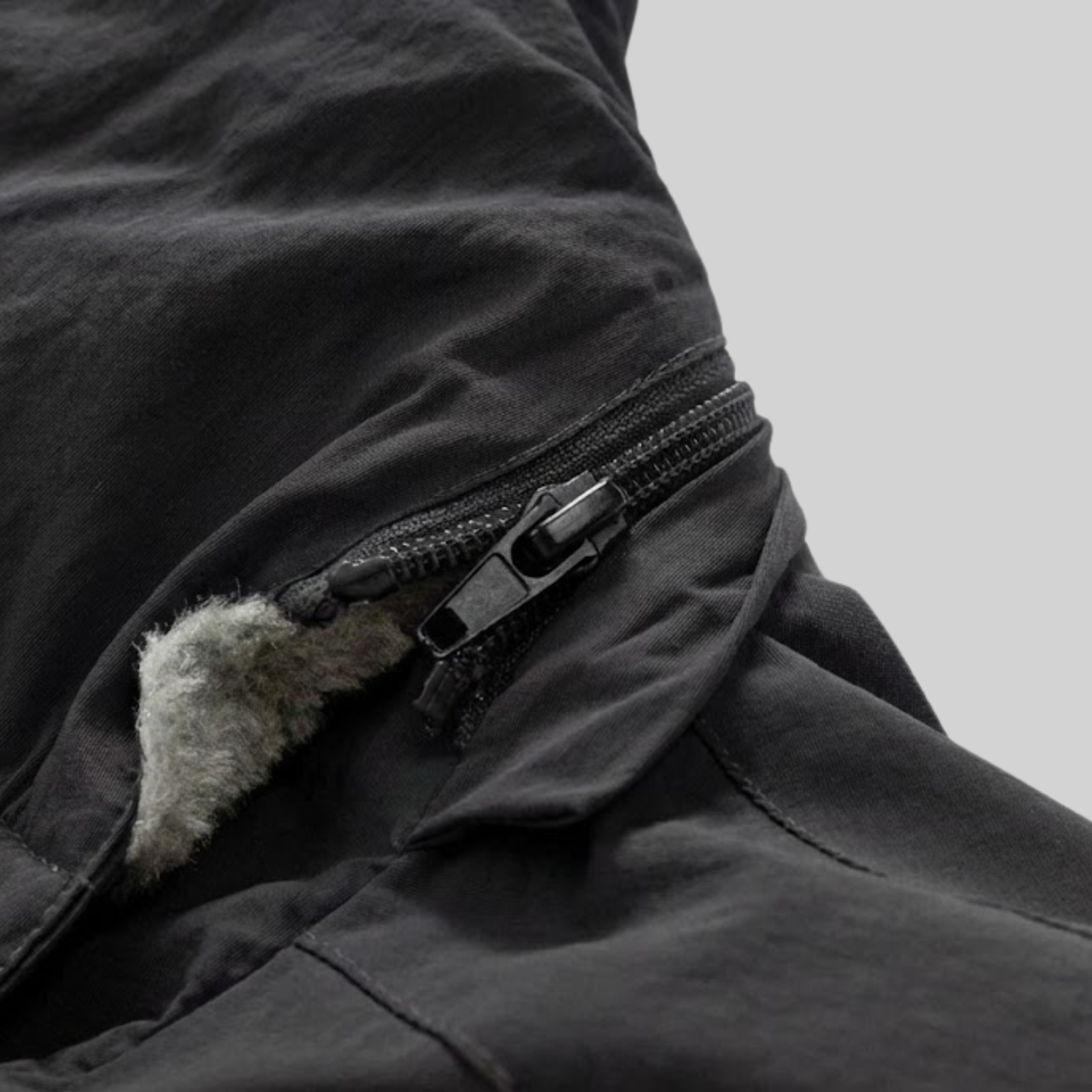 Georje™ | Hooded faux-fur-lined puffer jacket