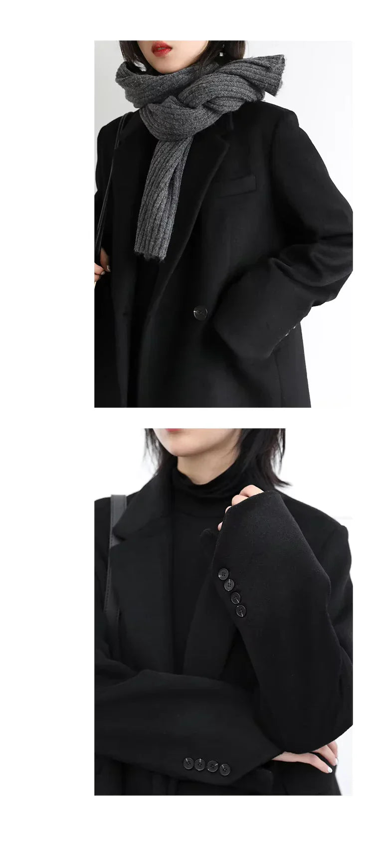 Sali™ | Mid-Length Wool Coat