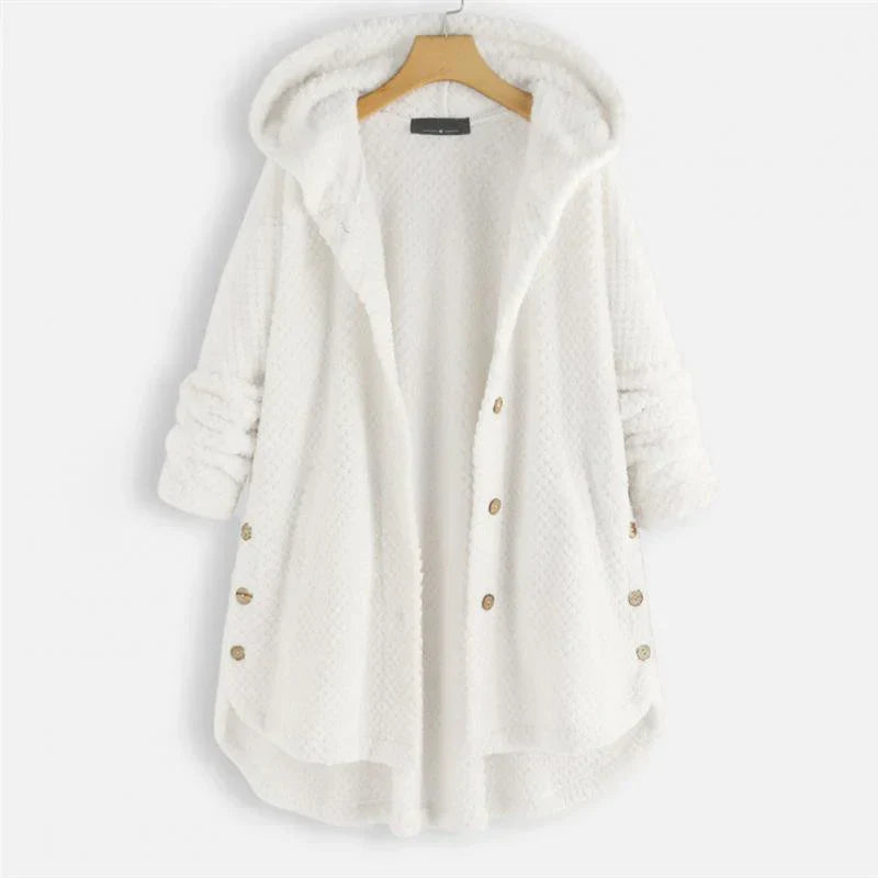 Dana™ | Cozy Relaxed-Fit Ribbed Hooded Coat