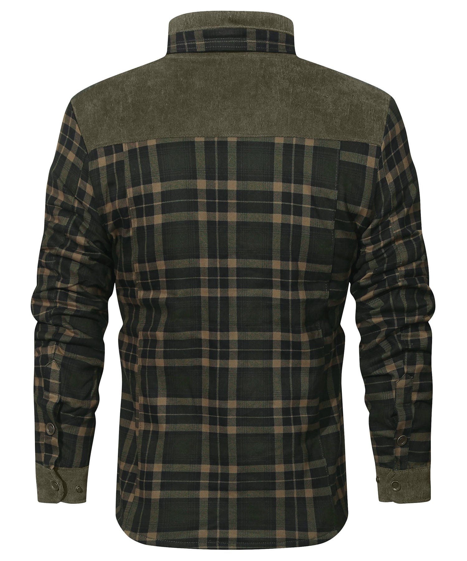Edward™ | Plaid snap-front lined shirt jacket