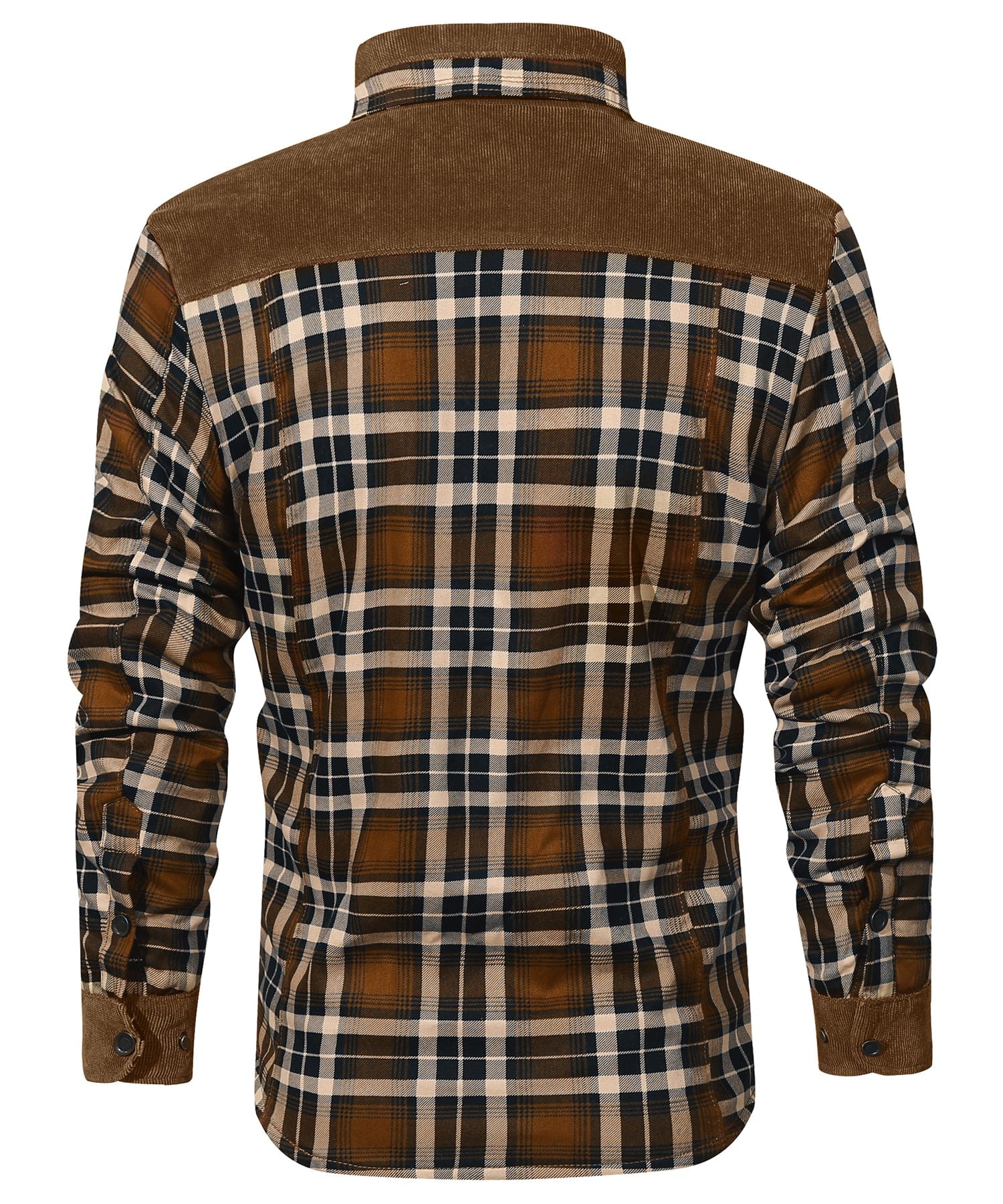 Edward™ | Plaid snap-front lined shirt jacket