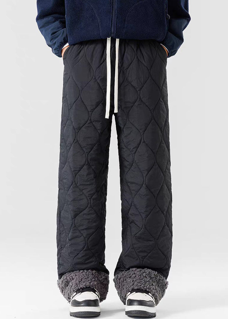 Liam™ | Quilted drawstring wide-leg pants