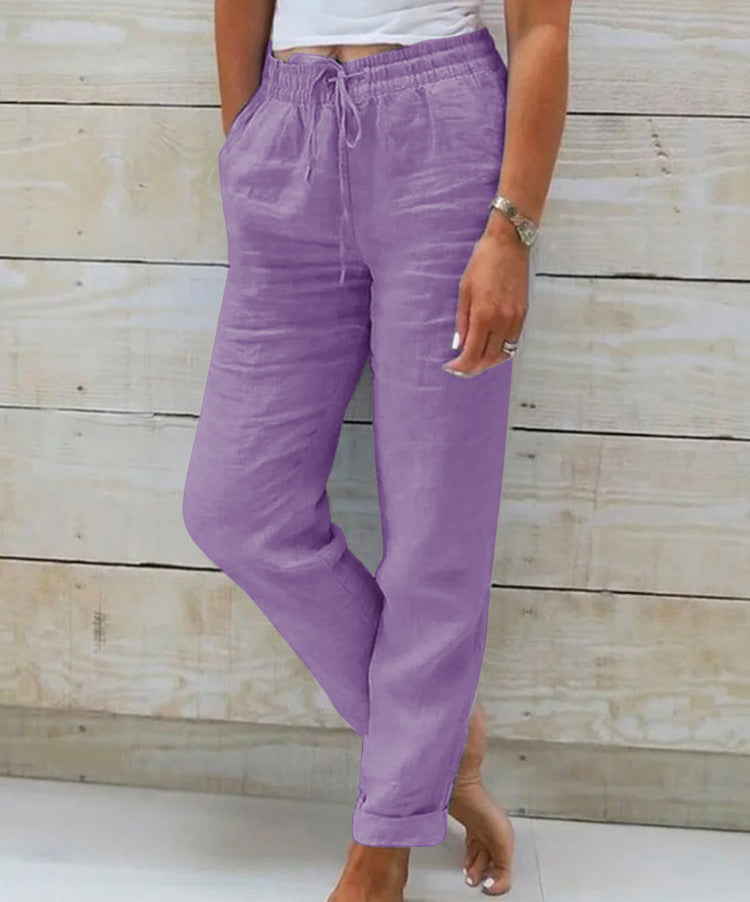 Rhea™ | Casual Cotton and Linen Pants