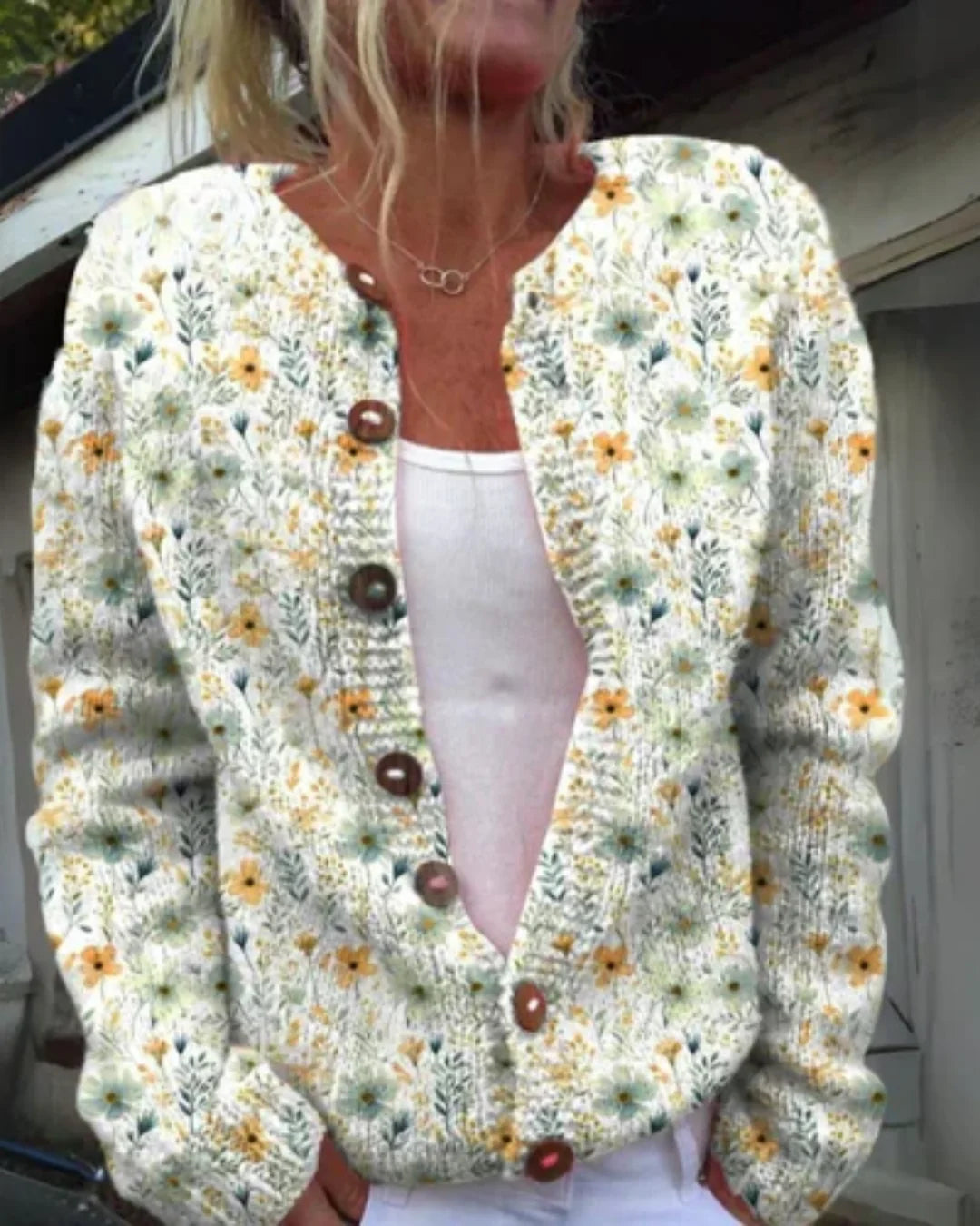 Mina™ | Floral Cardigan