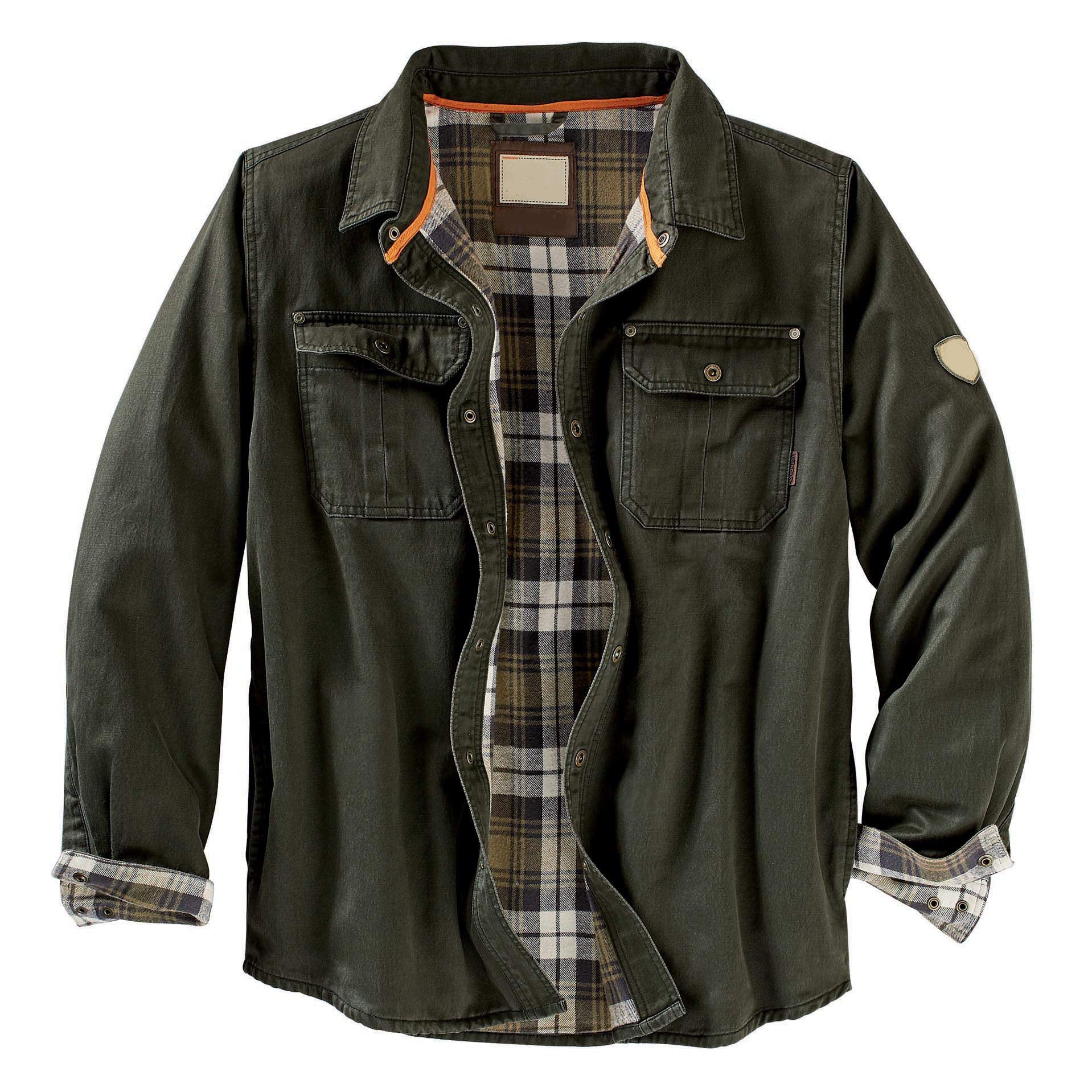 Ryder™ | Plaid-lined button-front workwear shirt jacket