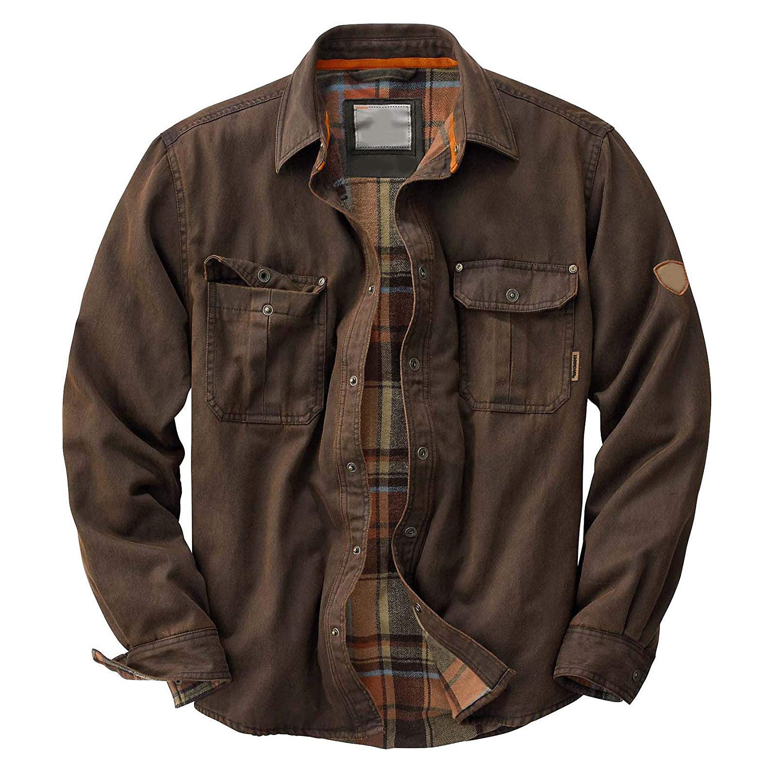 Ryder™ | Plaid-lined button-front workwear shirt jacket