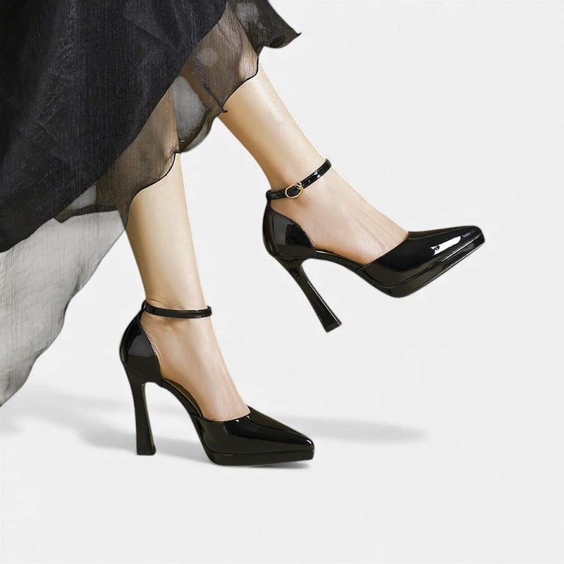 Leather Heels Evette