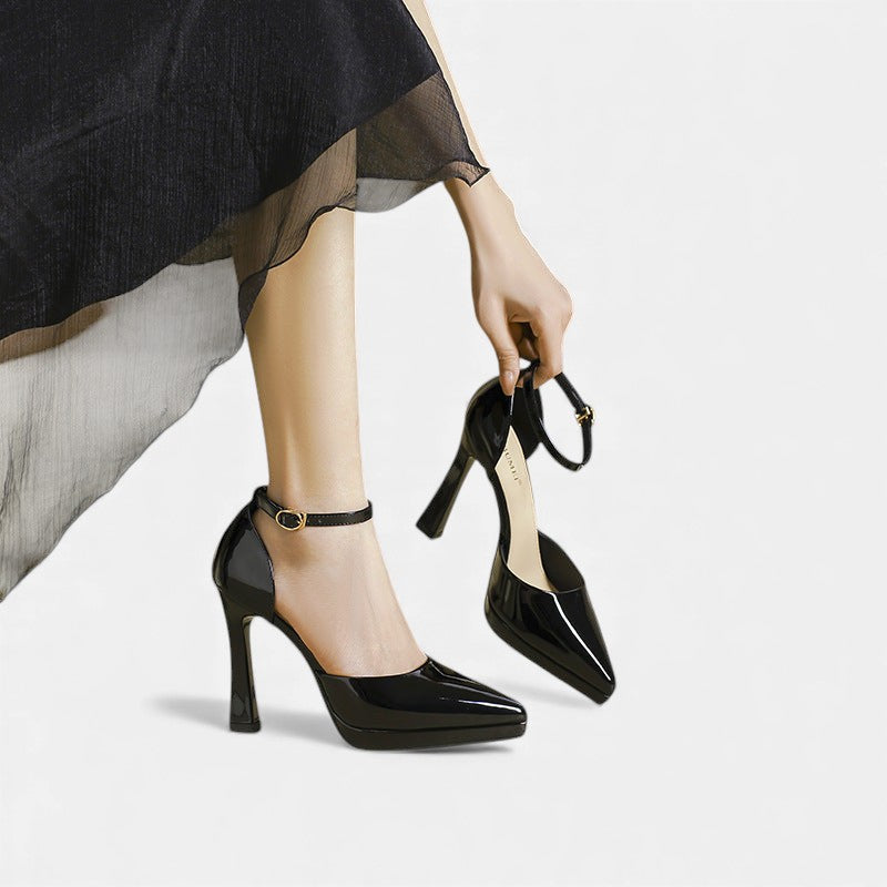 Leather Heels Evette
