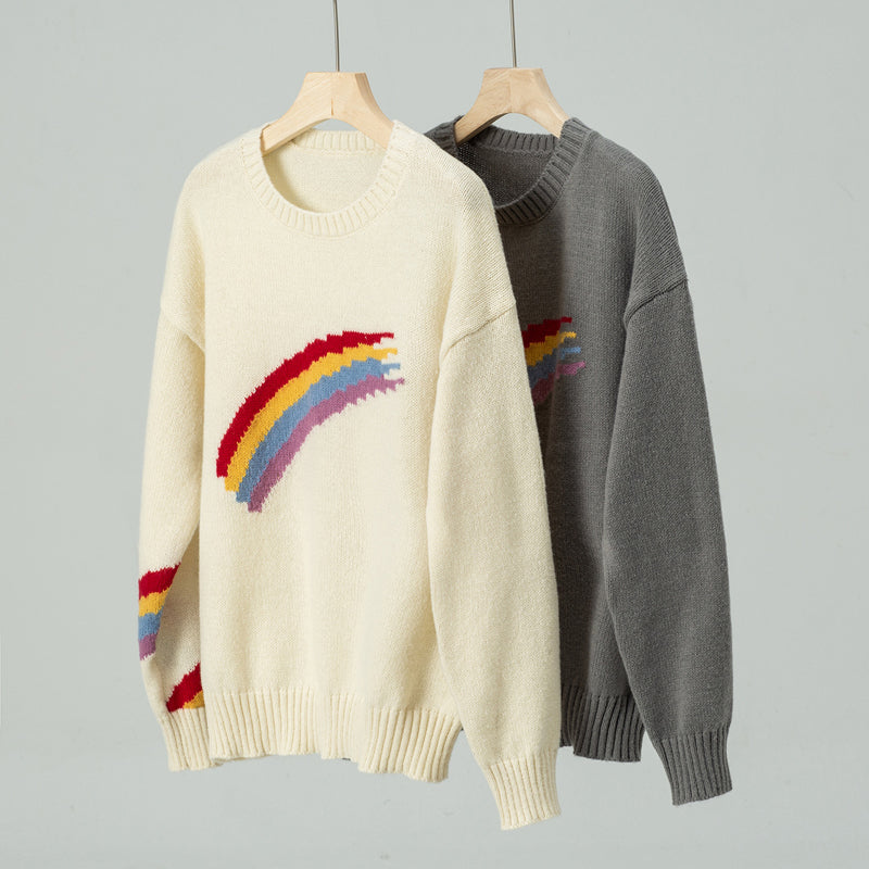 Eliza™ | Casual and Comfortable Rainbow Sweater