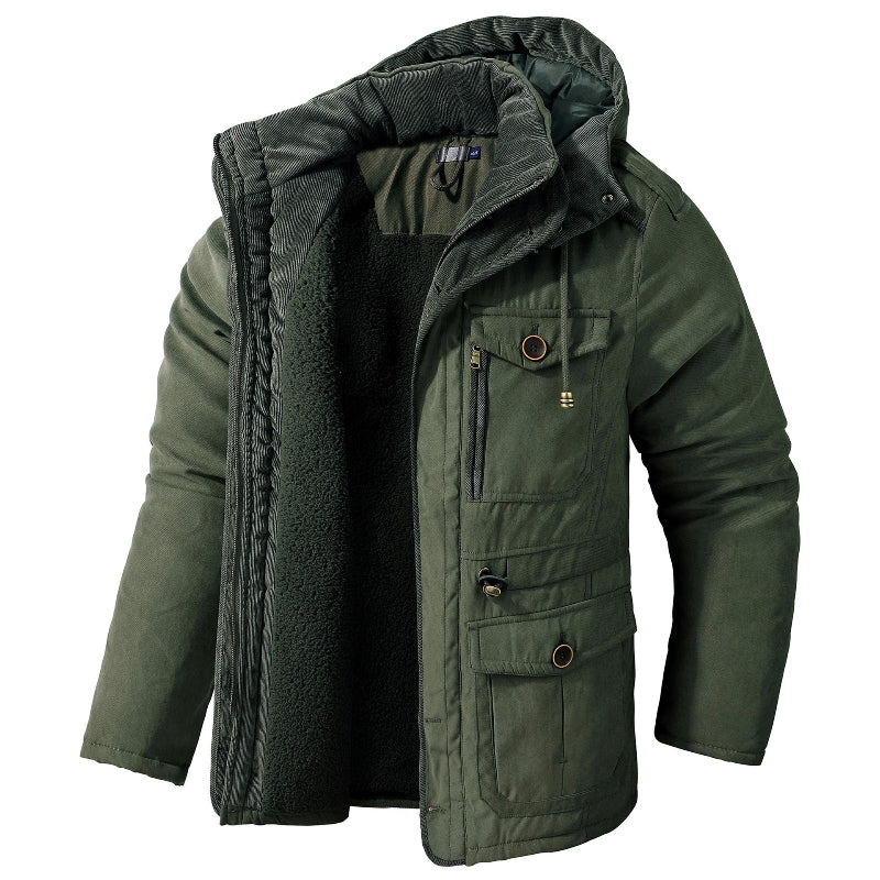 Cameron™ | Sherpa-Lined Hooded Utility Jacket
