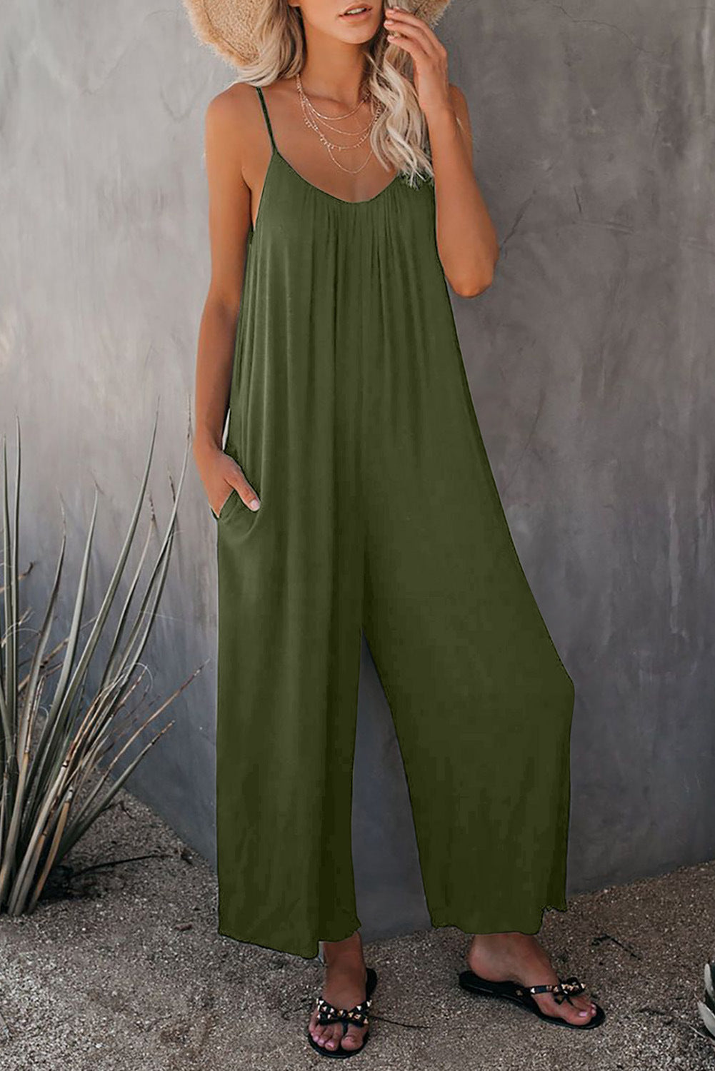 Rio™ | Elegant Flowing Jumpsuit with Pockets