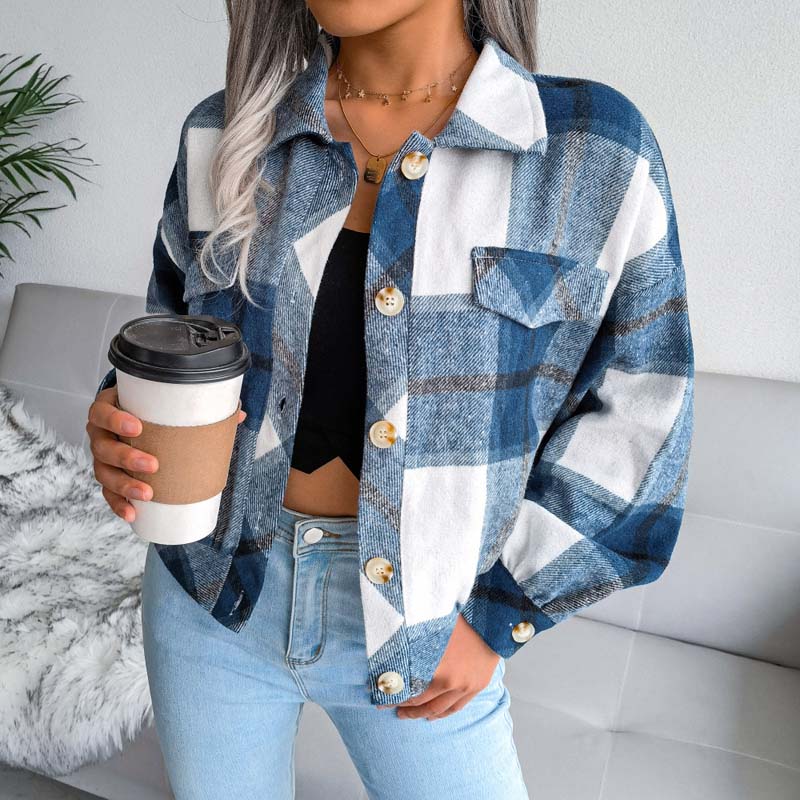 Lauren™ | Elegant and Comfortable Checkered Jacket