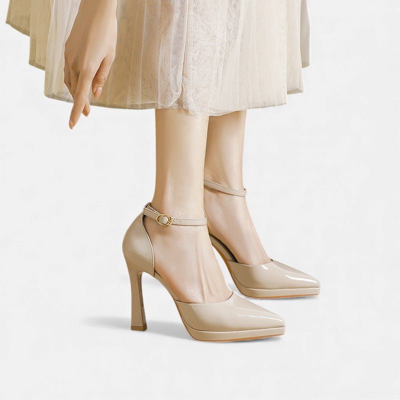 Leather Heels Evette