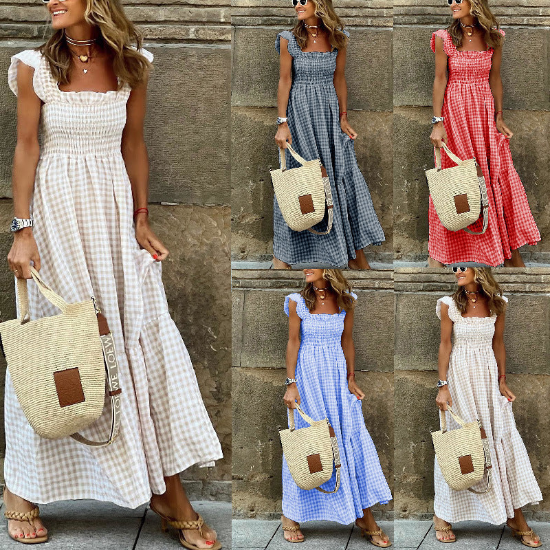 Classic Smocked Maxi Dress