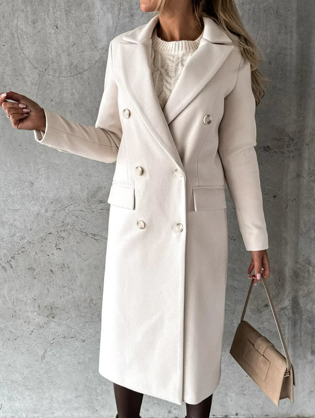 Bakoto™ | Elegant Long Wool Coat