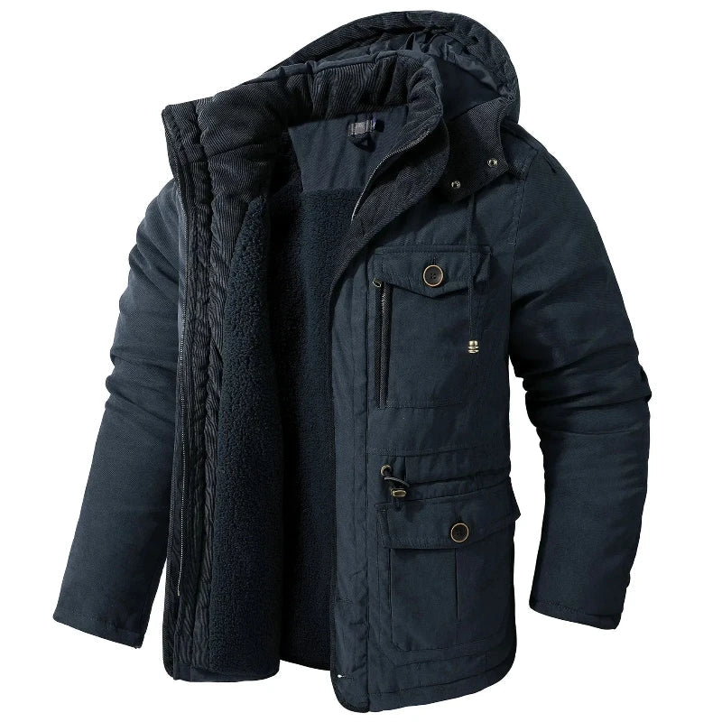 Cameron™ | Sherpa-Lined Hooded Utility Jacket
