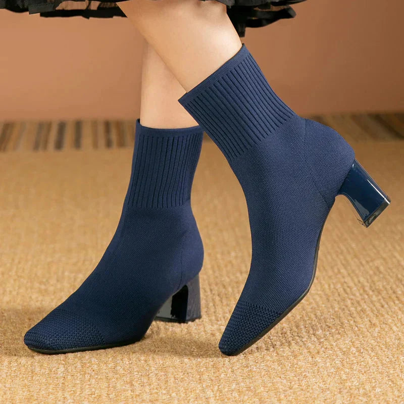 Josie™ | Chic Knitted Ankle Boots