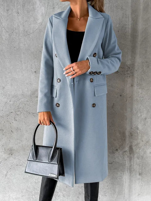 Bakoto™ | Elegant Long Wool Coat