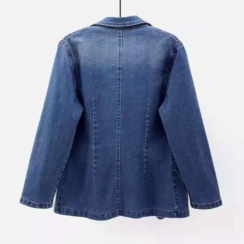Serine™ | Elegant Denim Blazer