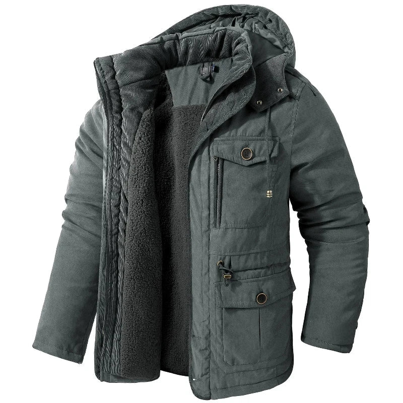 Cameron™ | Sherpa-Lined Hooded Utility Jacket